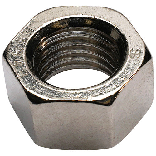 Hex Nut 316 Stainless Steel, Size: 7/8-9" (Pack of 5) HT23224