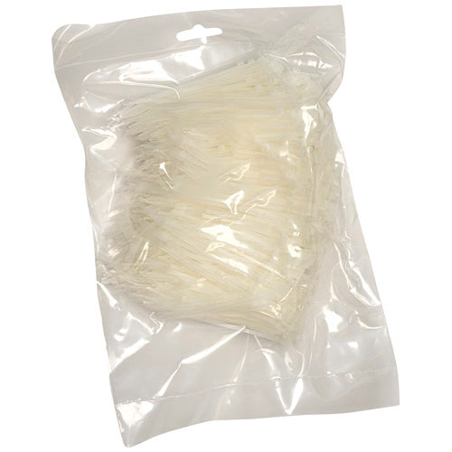 Nylon Cable Tie 4" White (Pack of 1000) HT16050