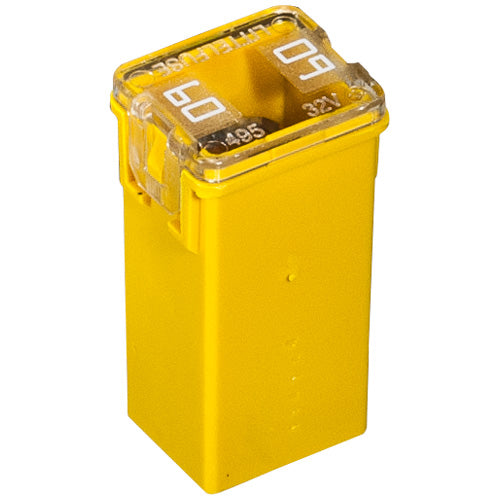 JCASE High Amp Fuse 60A Yellow (Pack of 5) HT17830