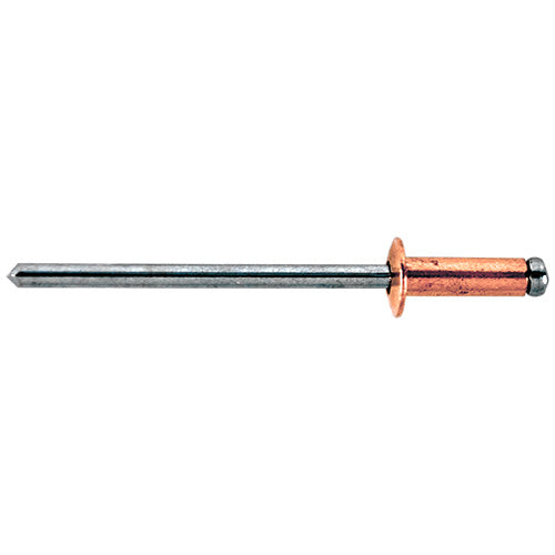 Open End Rivet Dome Head Copper 1/8" (Pack of 100) HT25206