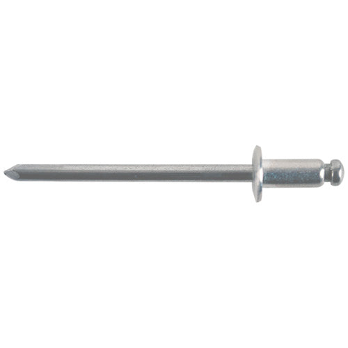 3/16 Stainless Steel Open End Rivet 0.188-0.250 DH (Pack of 100) HT25220