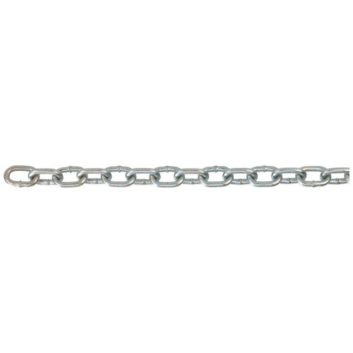 Straight Link Machine Chain, 4 x 100', 215 lb WLL (Pack of 1) HT40251