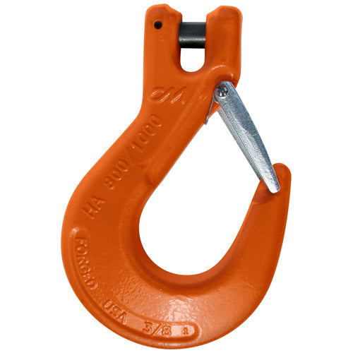 CM® Clevlok Sling Hook with Latch, Grade 100, 9/32", 4,300 lb WLL (Pack of 1) HT40314