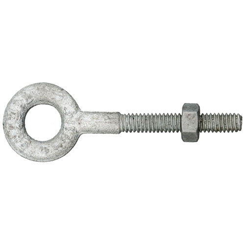 Eye Bolt with Nut  1/4" x 2" Long (Pack of 100) HT40382