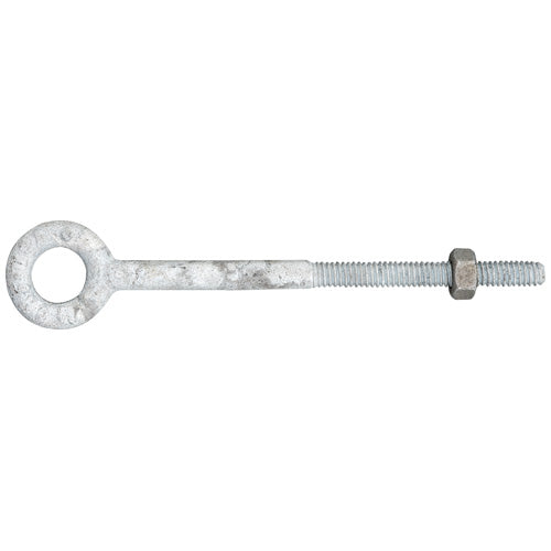 Eye Bolt with Nut  1/4" x 4" Long (Pack of 1) HT40383