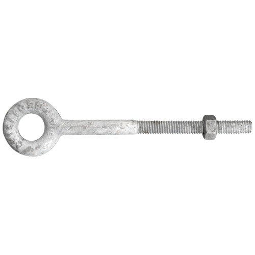 Eye Bolt with Nut  5/16" x 4-1/4" Long (Pack of 10) HT40385
