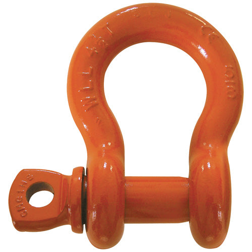 CM® Screw Pin Anchor Shackle, 3/16", 1,000 lb WLL (Pack of 2) HT40515