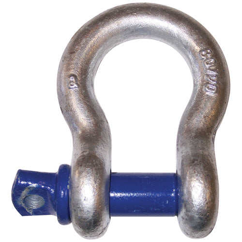 Screw Pin Anchor Shackle, 3/16", 667 lb WLL (Pack of 2) HT40529