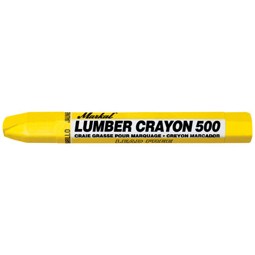 Lumber Crayons Yellow (Pack of 6) HT42231